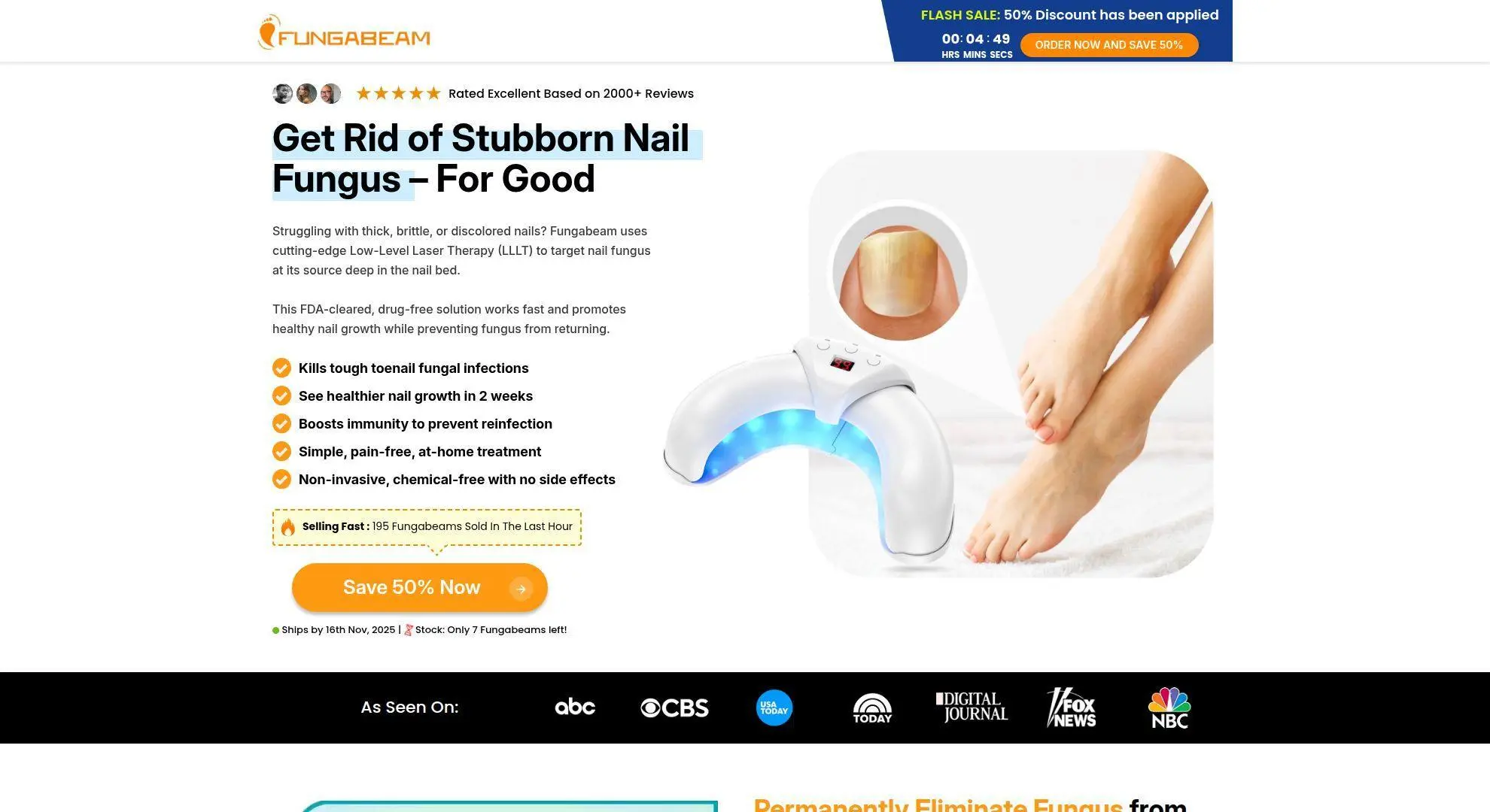 FungaBeam | Nail Fungus Light